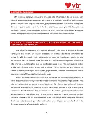 INFORME N°1 - CASO VTR