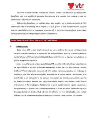 INFORME N°1 - CASO VTR