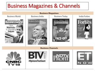 www.scannerclasses.com
Business Magazines & Channels
21
 