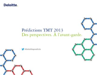 Prédictions TMT 2013 de Deloitte