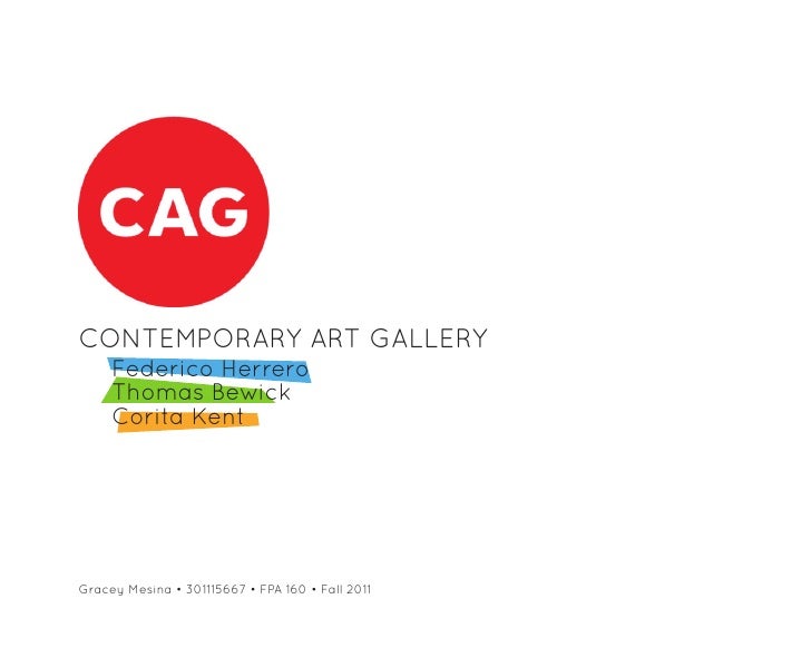 Contemporary Art Gallery Presentation