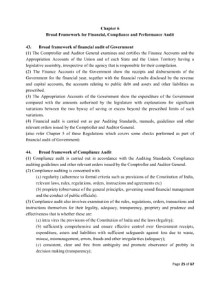CAG REGULATIONS ON AUDIT AND ACCOUNTS | PDF