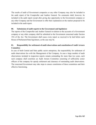 CAG REGULATIONS ON AUDIT AND ACCOUNTS | PDF