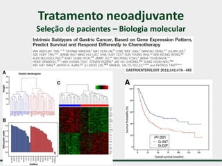 Tratamento neoadjuvante
Seleção de pacientes – Biologia molecular
 