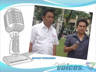 BAYANI FERNANDO
 