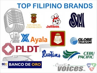 TOP FILIPINO BRANDS
 