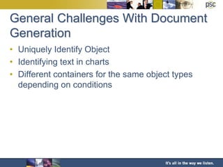 Cag document generation achitecture | PPTX