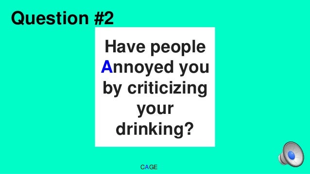 what is the cage questionnaire