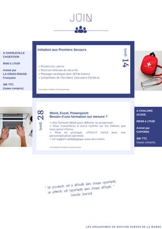 Catalogue de formations