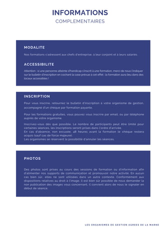 Catalogue de formations