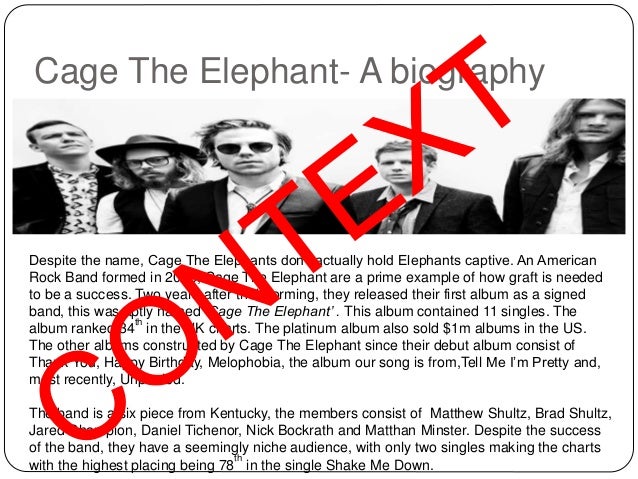 Cage The Elephant Shake Me Down Video Meaning Cage The Elephant Cigarette Daydreams