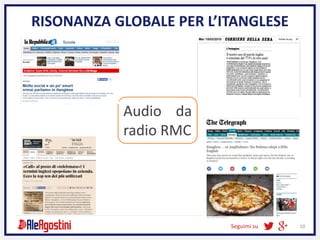 Seguimi su 10
RISONANZA GLOBALE PER L’ITANGLESE
Audio da
radio RMC
 