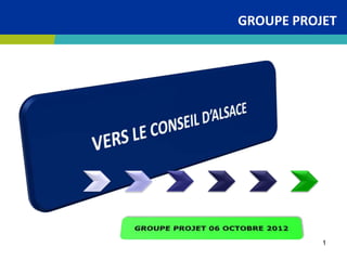 GROUPE PROJET




           1
 