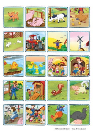 Cahier d'activité sur les animaux de la ferme - jeux et coloriages | PDF