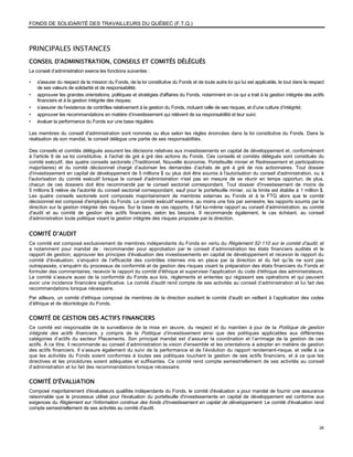Fonds de solidarité FTQ - Rapport de gestion, au 31 mai 2012