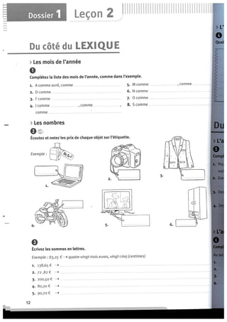 Cahier d'activités - Dossier 0 e 1 (A1)