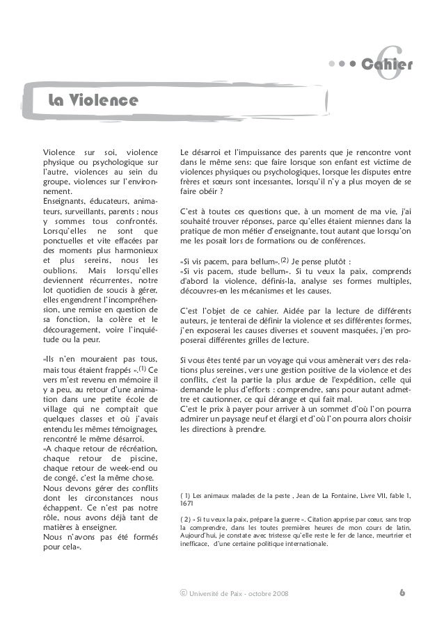 Comprendre La Violence Pour En Sortir