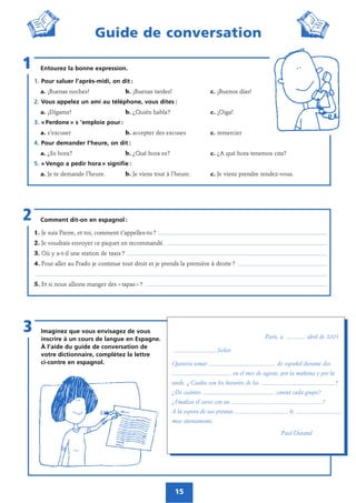 Cahier D'activités Petit Larousse Espagnol