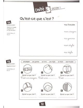 Cahier dactivites Alex et Zoé 1