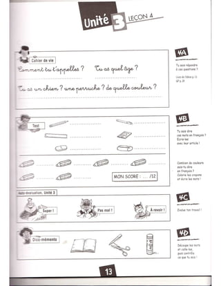 Cahier dactivites Alex et Zoé 1