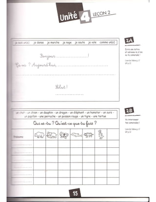 Cahier dactivites Alex et Zoé 1