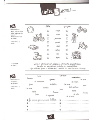 Cahier dactivites Alex et Zoé 1