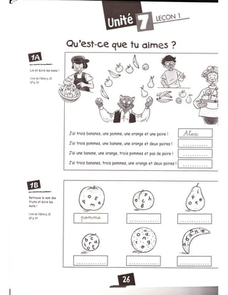 Cahier dactivites Alex et Zoé 1