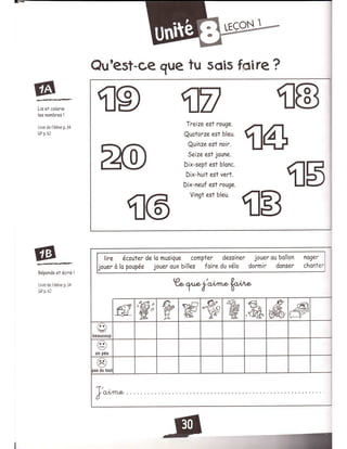 Cahier dactivites Alex et Zoé 1