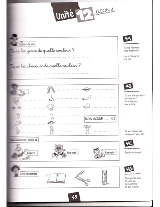 Cahier dactivites Alex et Zoé 1