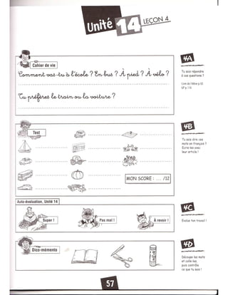 Cahier dactivites Alex et Zoé 1