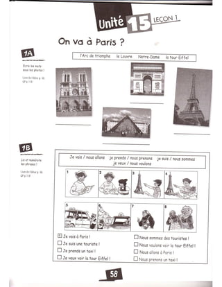 Cahier dactivites Alex et Zoé 1