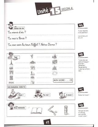 Cahier dactivites Alex et Zoé 1