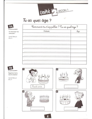 Cahier dactivites Alex et Zoé 1