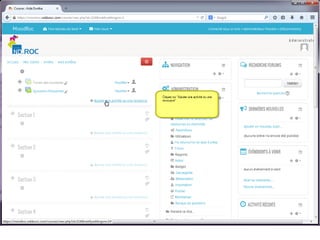 Création d'un cahier de textes dans Moodle