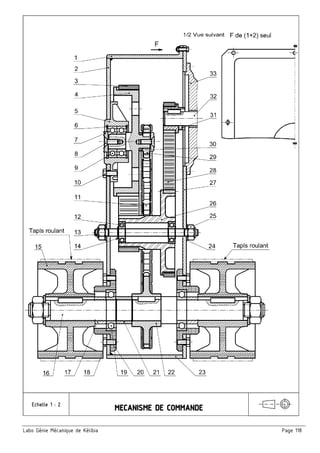 Labo Génie Mécanique de Kélibia Page 118
Echelle 1 : 2
 