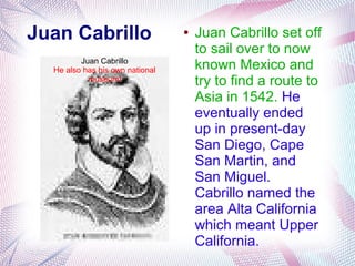 CA History Powerpoint | PPT