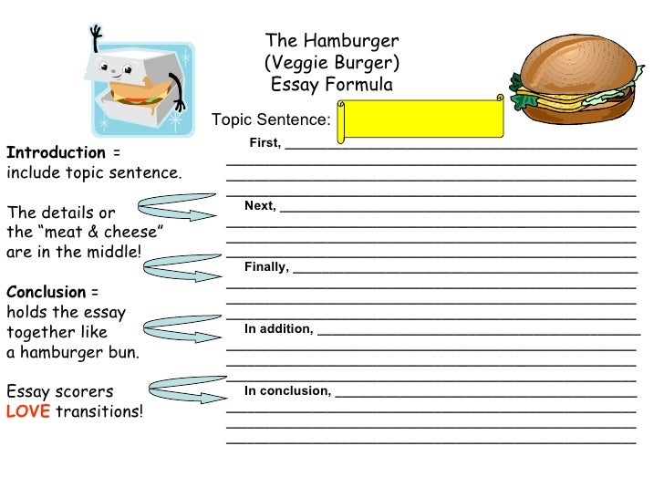 How to write an essay hamburger