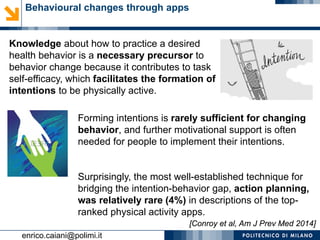 healthy behavior change through apps