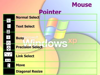 Mouse
Pointer
Normal Select
Text Select
Busy
Precision Select
Link Select
Move
Diagonal Resize
 