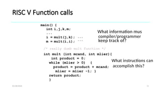 Risc V Syntax CA I_Chapter 2 ISA 2 RISC V cô huệ dạy.pptx