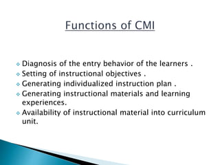 CAI & CMI | PPTX
