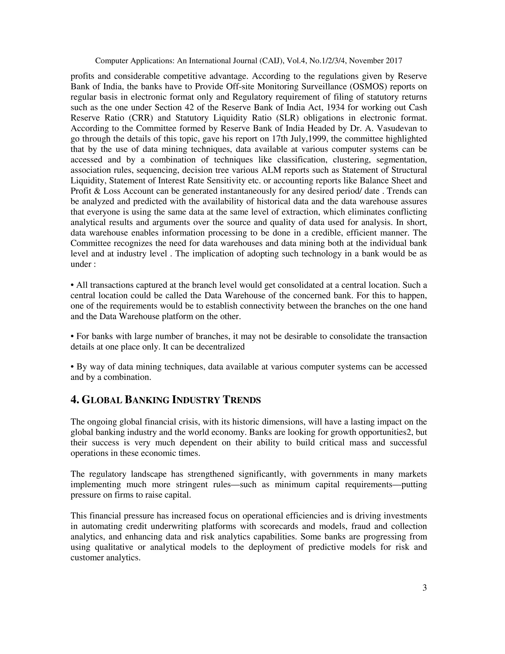 THE EFFECTIVENESS OF DATA MINING TECHNIQUES IN BANKING | PDF