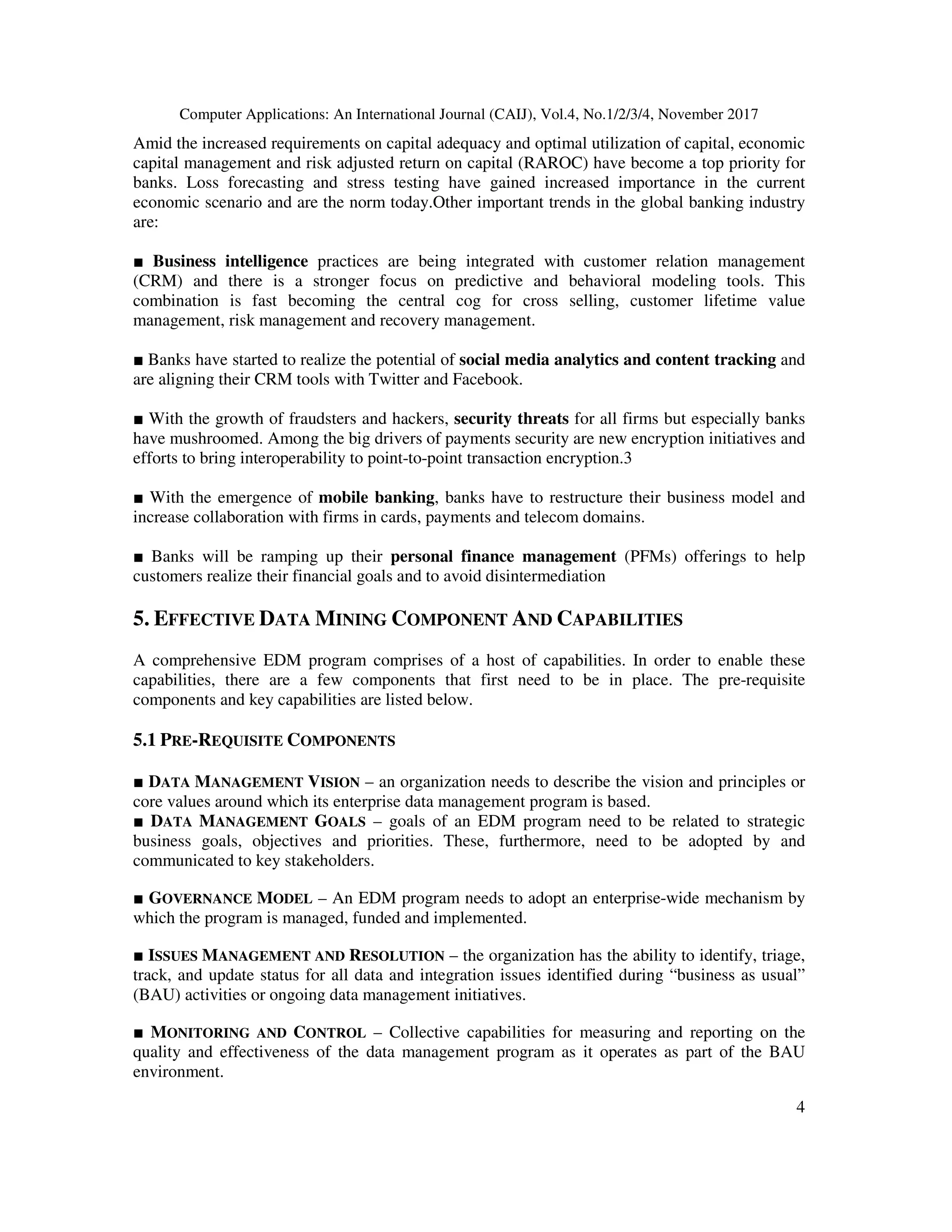 THE EFFECTIVENESS OF DATA MINING TECHNIQUES IN BANKING | PDF