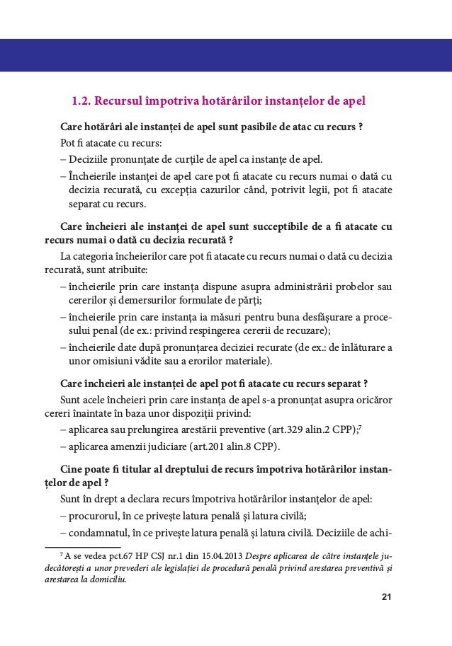 Caile De Atac In Procesul Penal