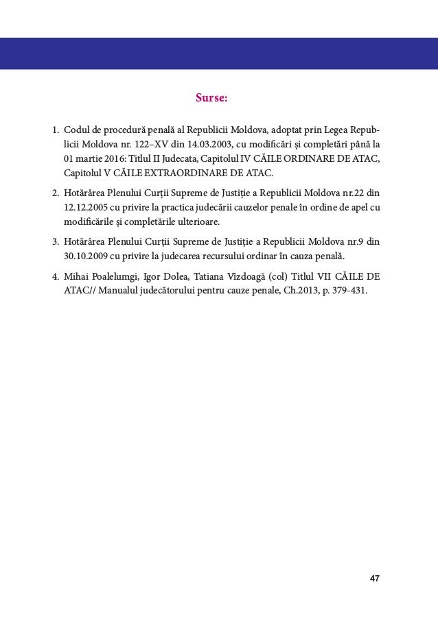 Caile De Atac In Procesul Penal