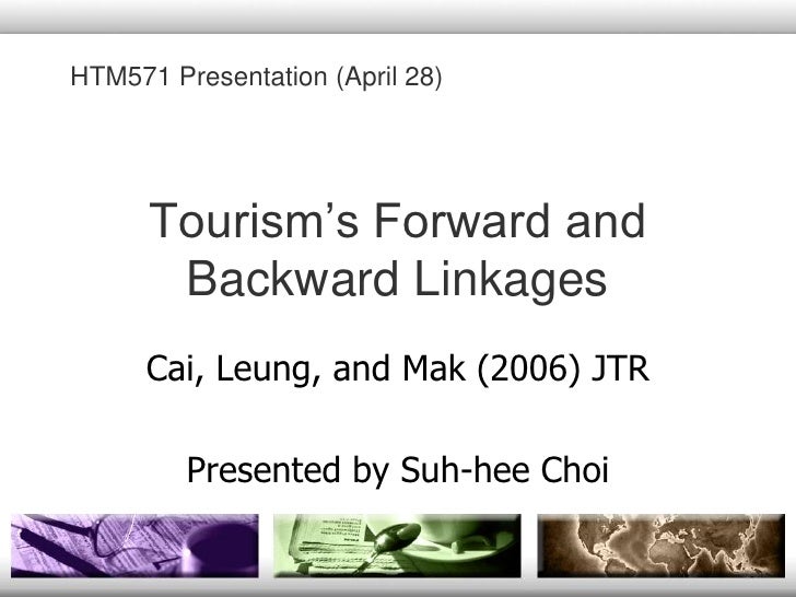 What is forward linkage and backward linkage