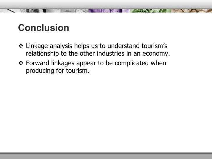 Tourism’s Forward and Backward Linkages