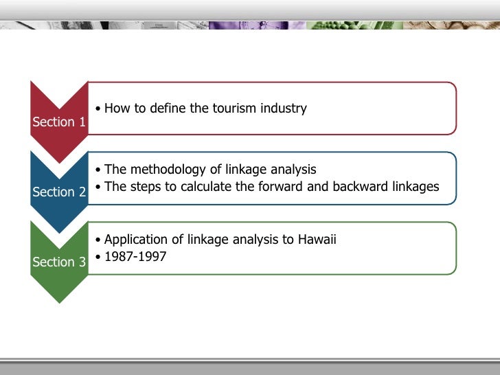 Tourism’s Forward and Backward Linkages