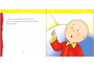 Caillou aprende a ser mayor