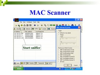MAC Scanner Start sniffer 